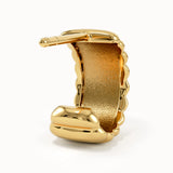 Ribbed Band Half Hoop Earrings My Store