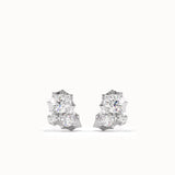 Trio Stud Cluster Earrings My Store