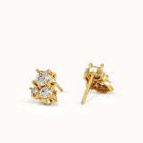 Trio Stud Cluster Earrings My Store