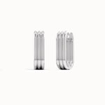 Line Hoop Earrings - BRENNMORE 