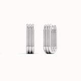 Line Hoop Earrings - BRENNMORE 