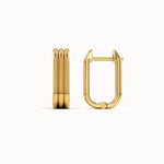 Line Hoop Earrings - BRENNMORE 