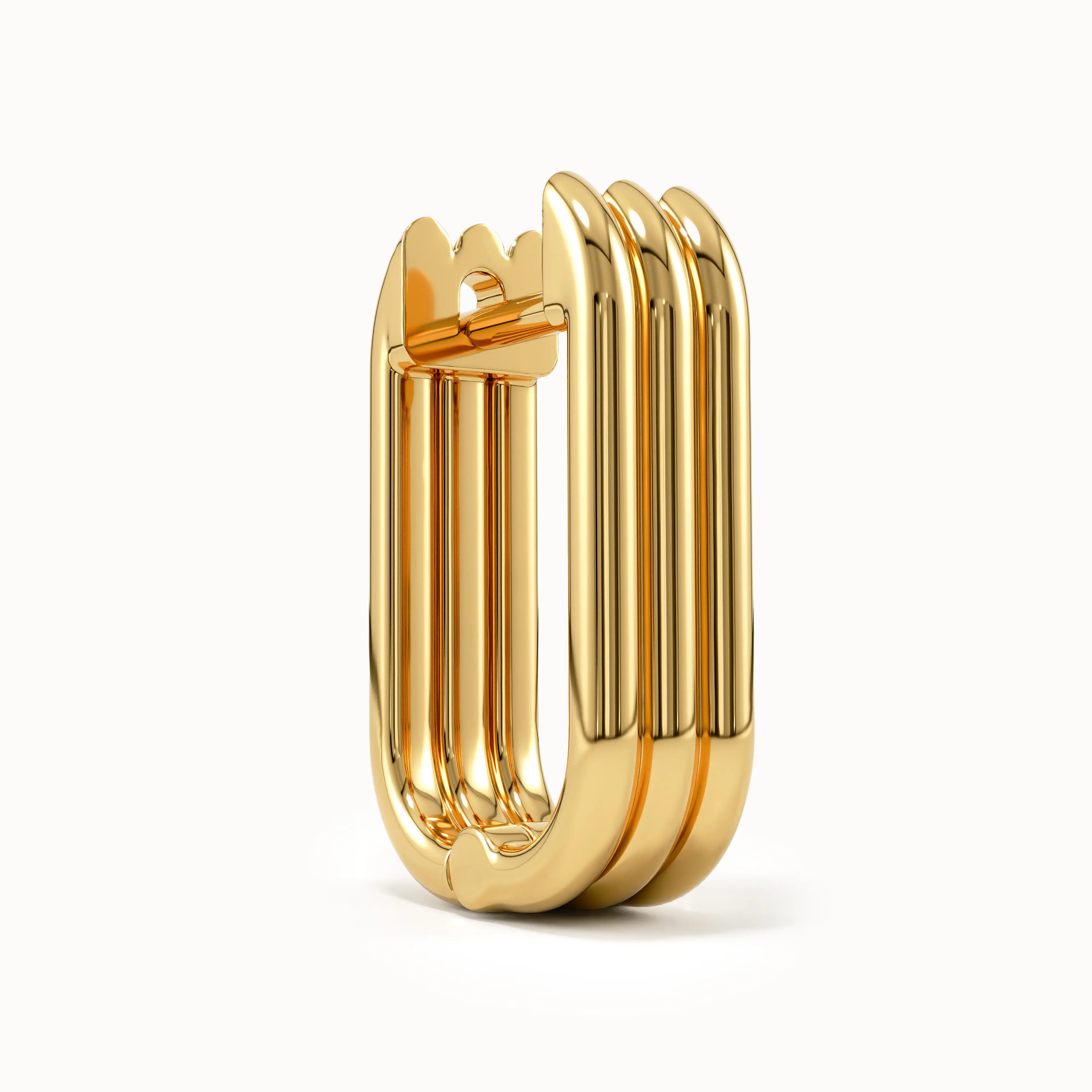 Line Hoop Earrings My Store