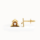 Triangle Stud Earrings - BRENNMORE 