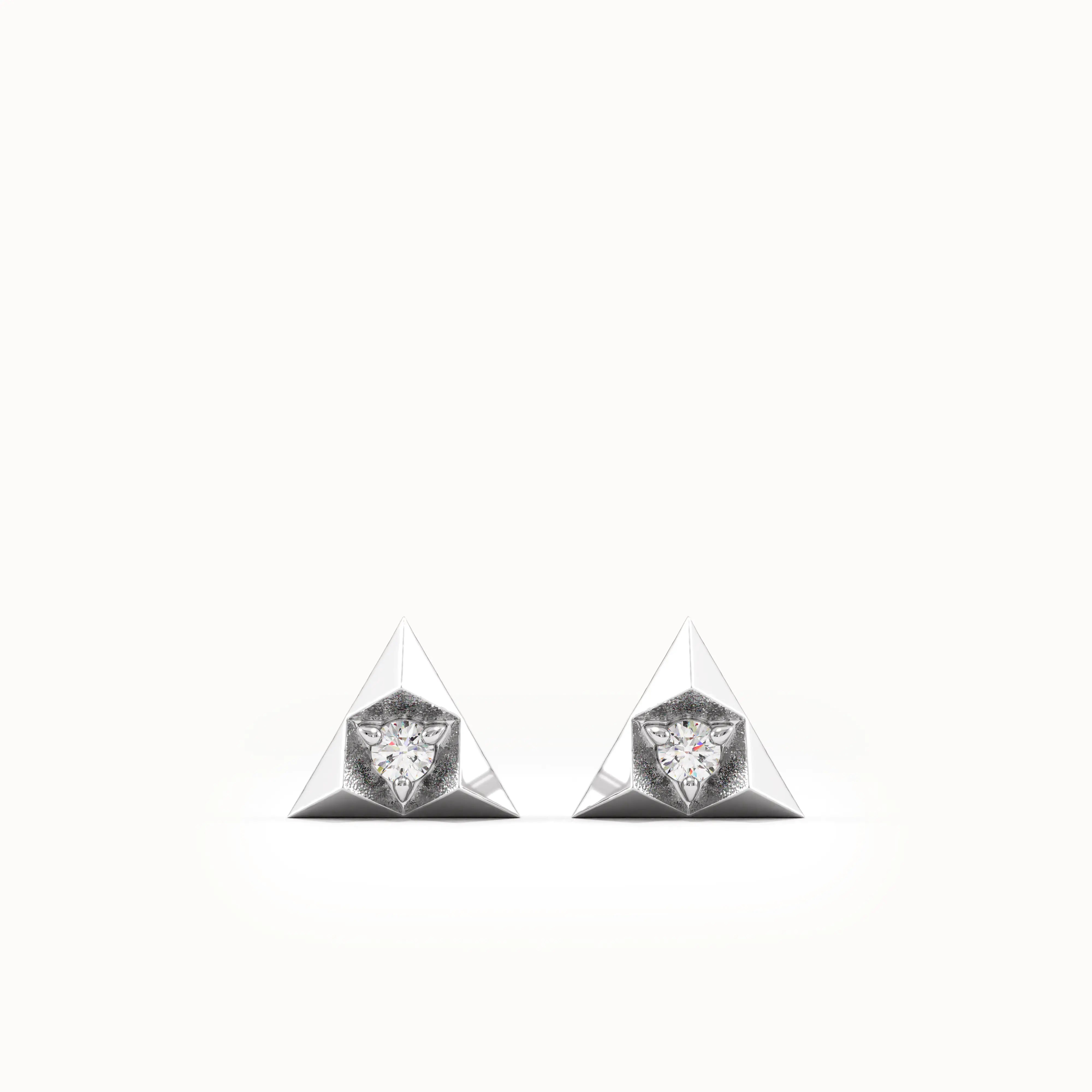 Triangle Stud Earrings