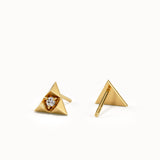 Triangle Stud Earrings My Store