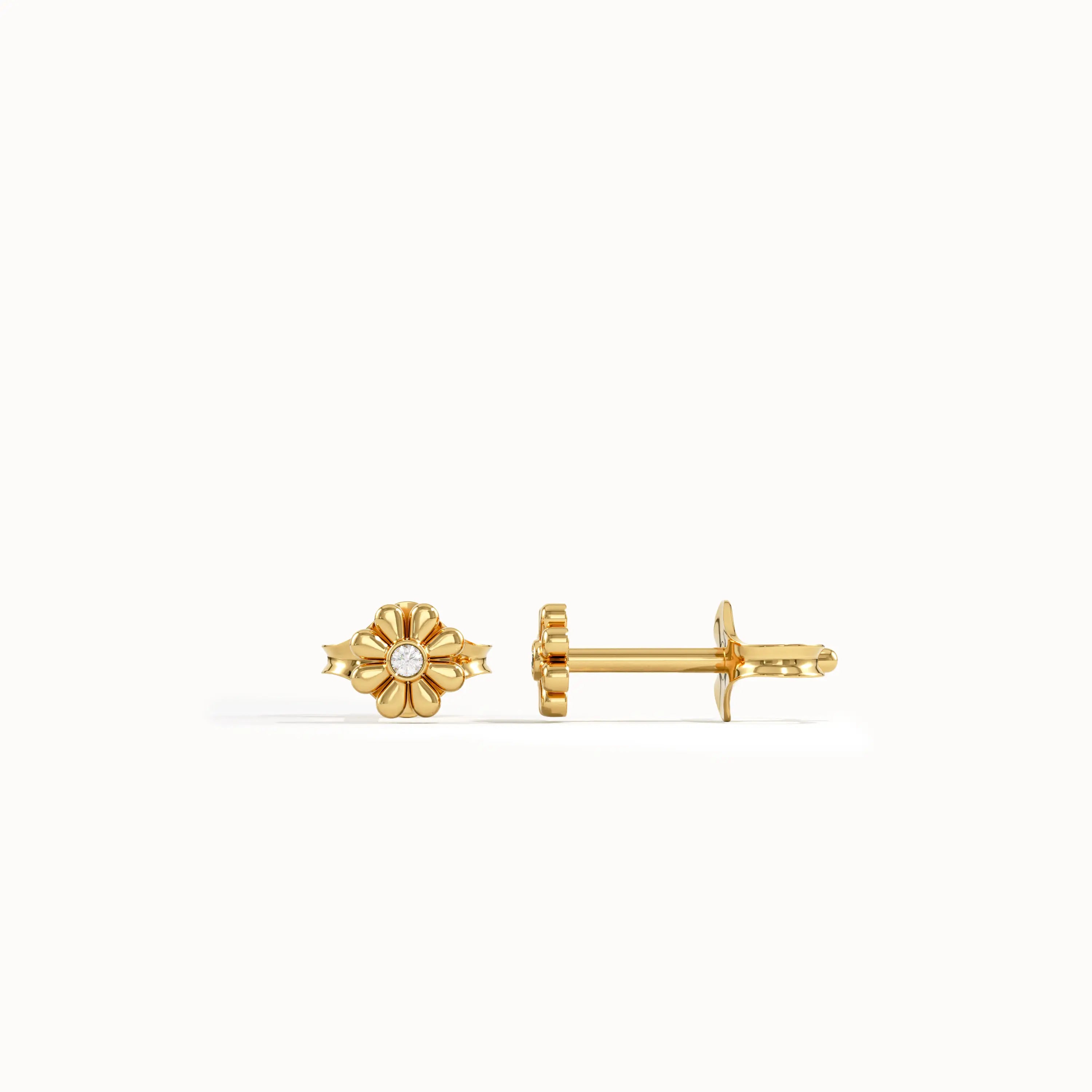 Daisy Stud Earrings - BRENNMORE 