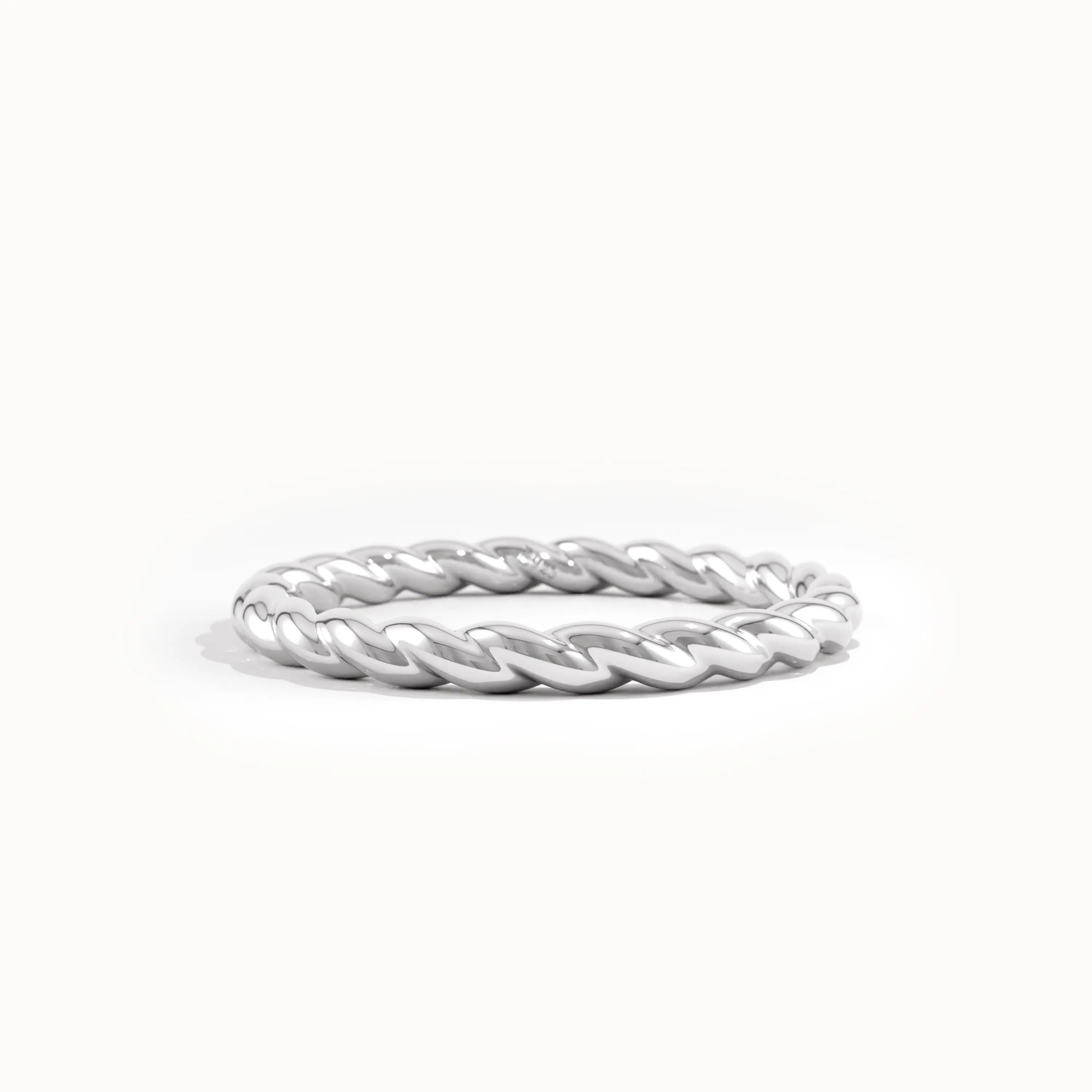 Twisted Rope Stacking Ring