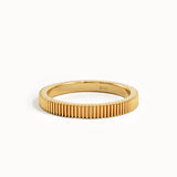 Lined Band Wedding Ring