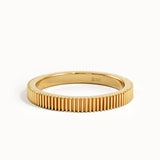 Lined Band Wedding Ring - BRENNMORE 