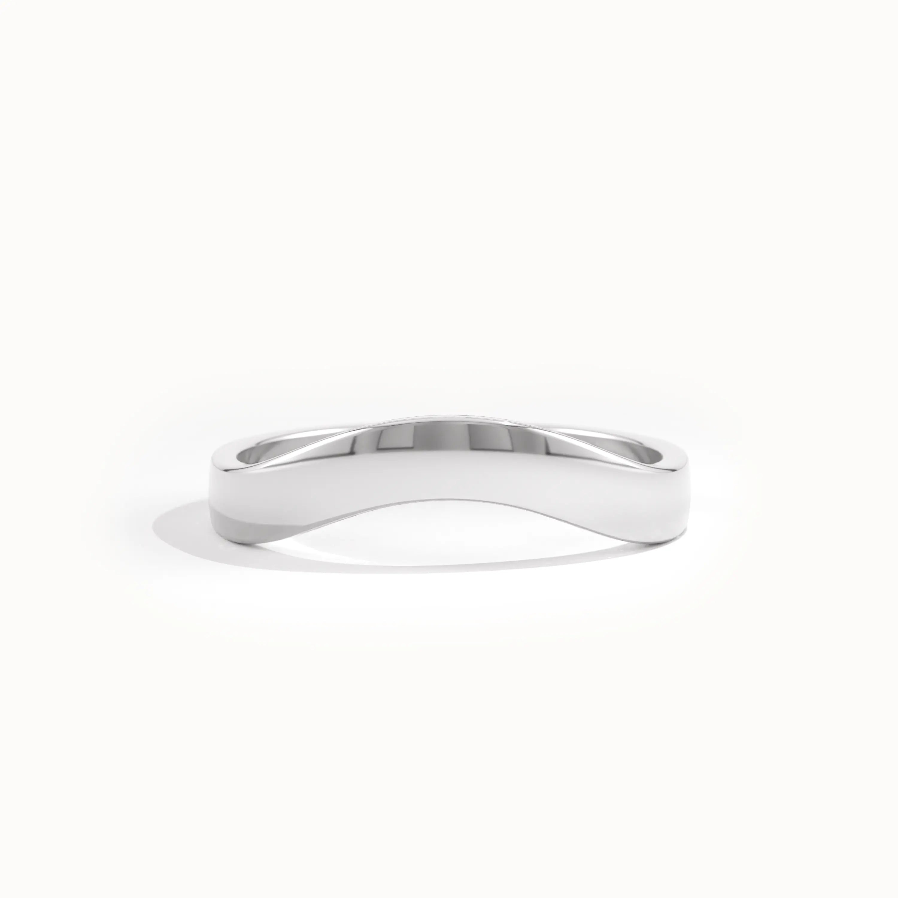 Curve Band Wedding Ring