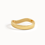 Curve Band Wedding Ring - BRENNMORE 