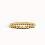 Beaded Band Stacking Ring - BRENNMORE 
