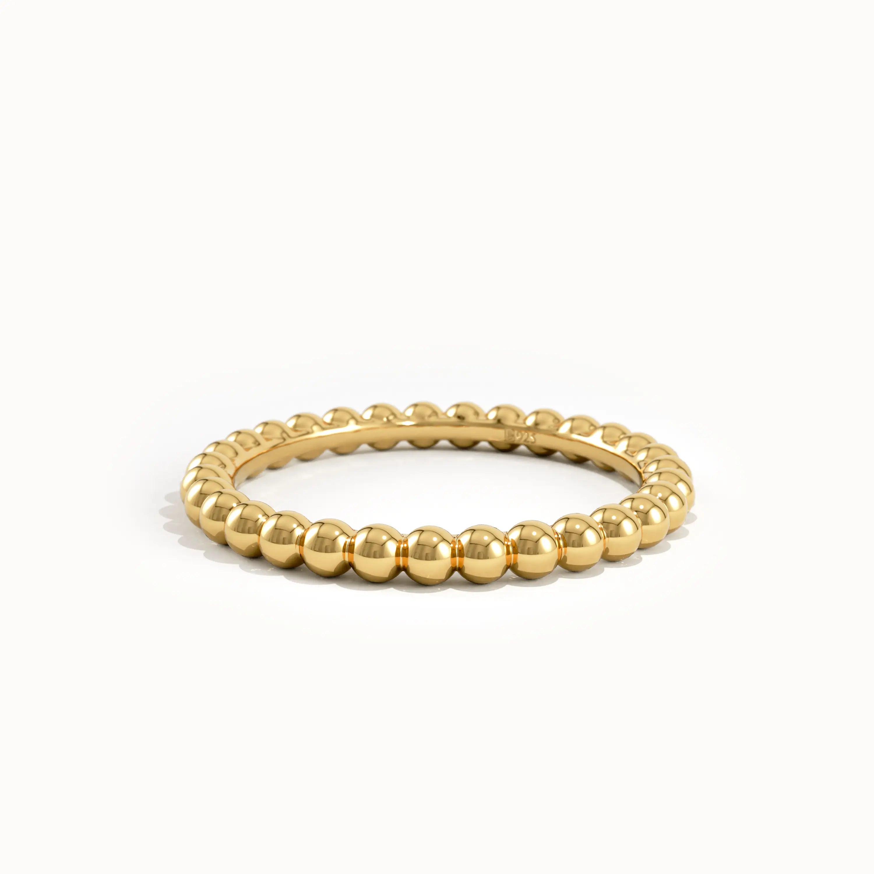 Beaded Band Stacking Ring - BRENNMORE 