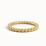 Beaded Band Stacking Ring - BRENNMORE 