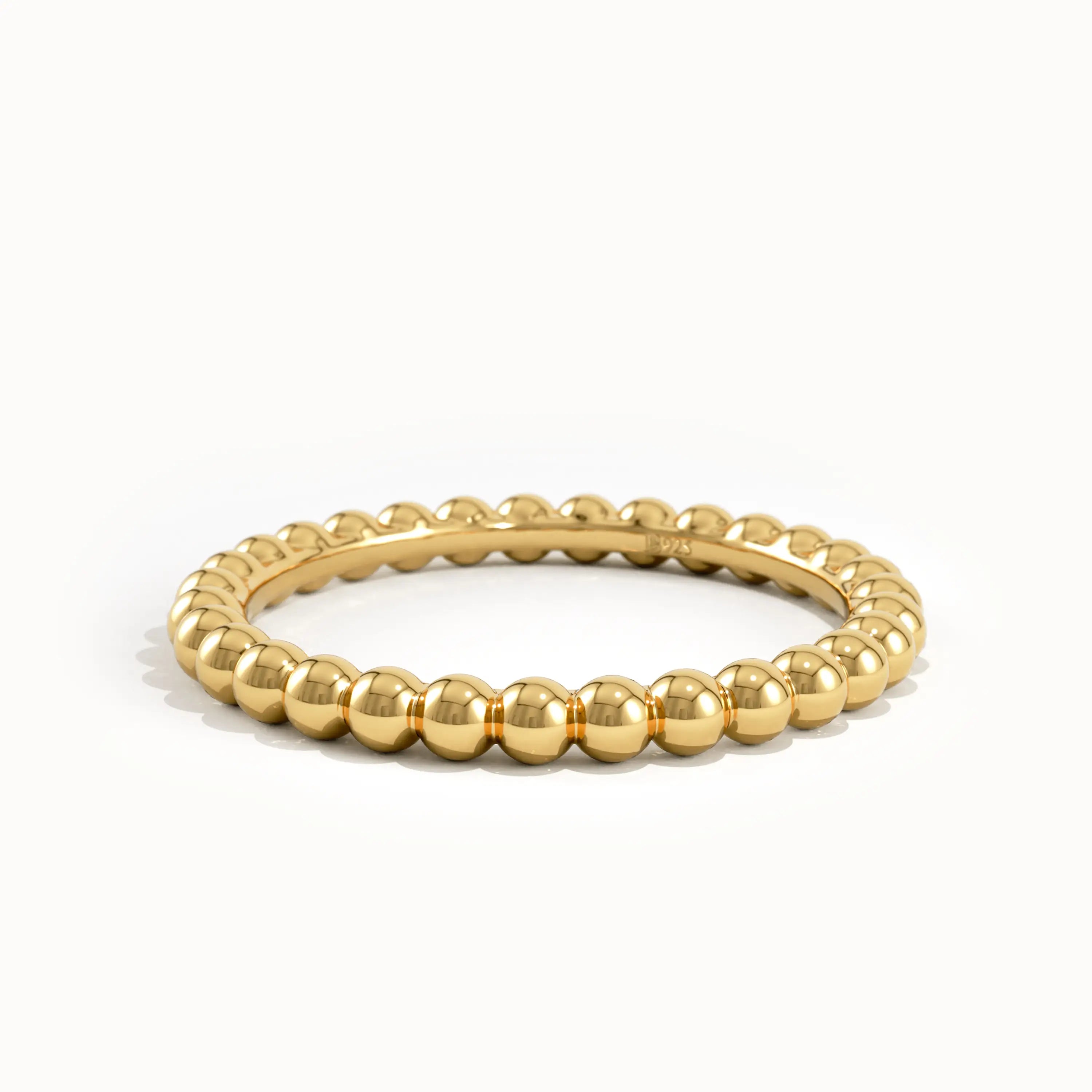 Beaded Band Stacking Ring - BRENNMORE 