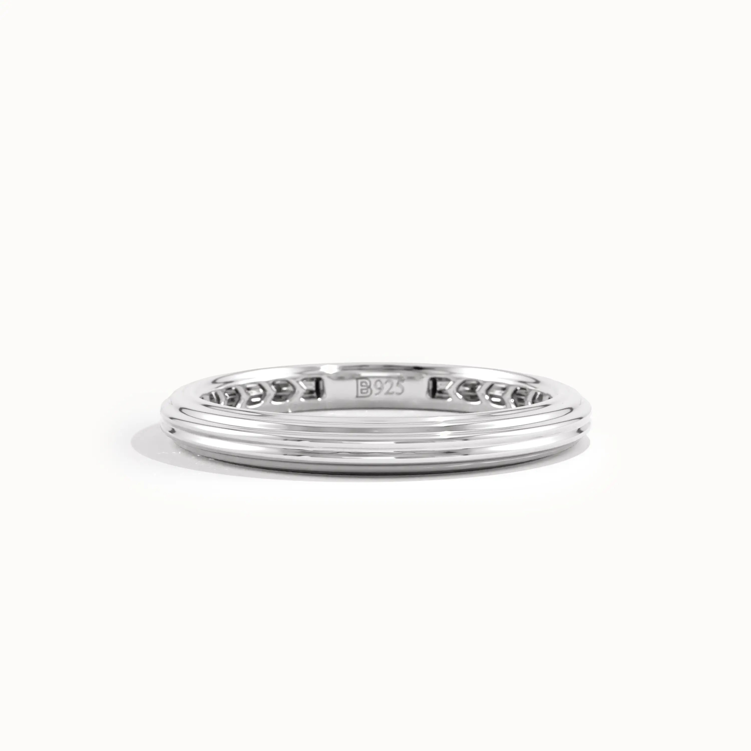Simple Band Wedding Ring - BRENNMORE 