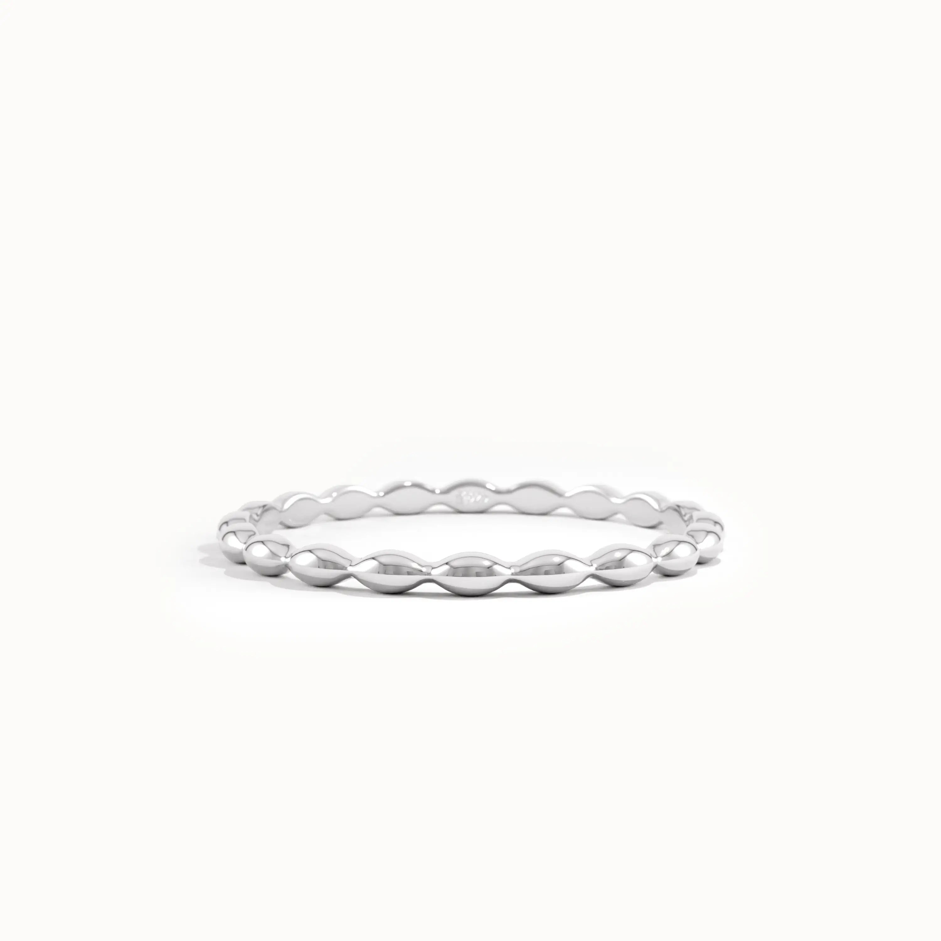 Beaded Stacking Ring - BRENNMORE 
