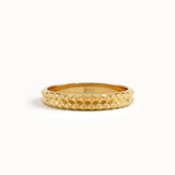 Square Patterned Wedding Band