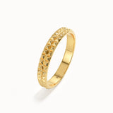 Square Patterned Wedding Band My Store
