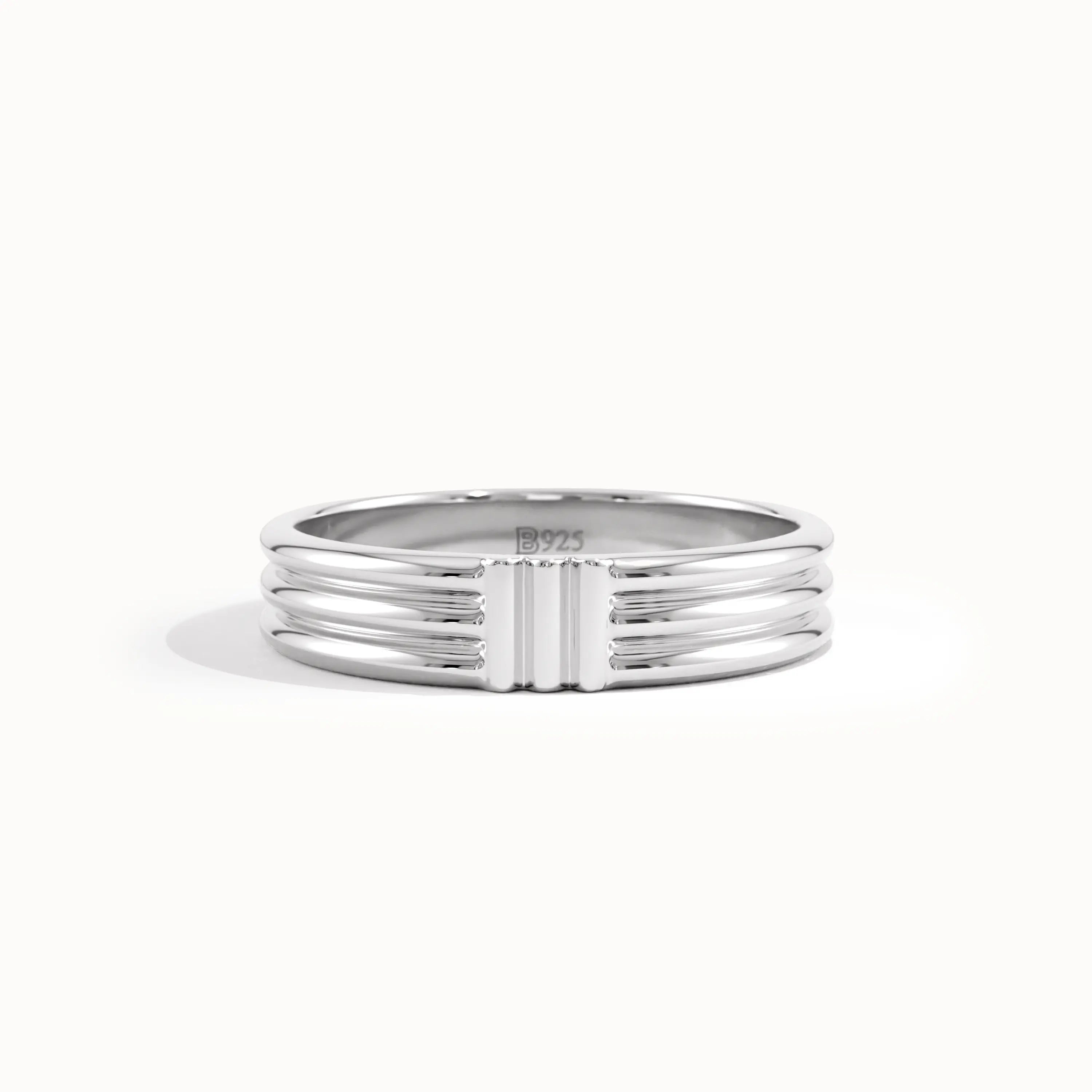 Line Wedding Band