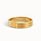 Line Wedding Band
