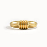 Ribbed Dome Ring - BRENNMORE 