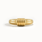 Ribbed Dome Ring - BRENNMORE 