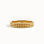 Rope Wedding Band in Gold - BRENNMORE 