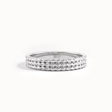 Rope Wedding Band in Gold - BRENNMORE 