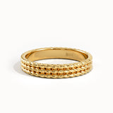 Rope Wedding Band in Gold