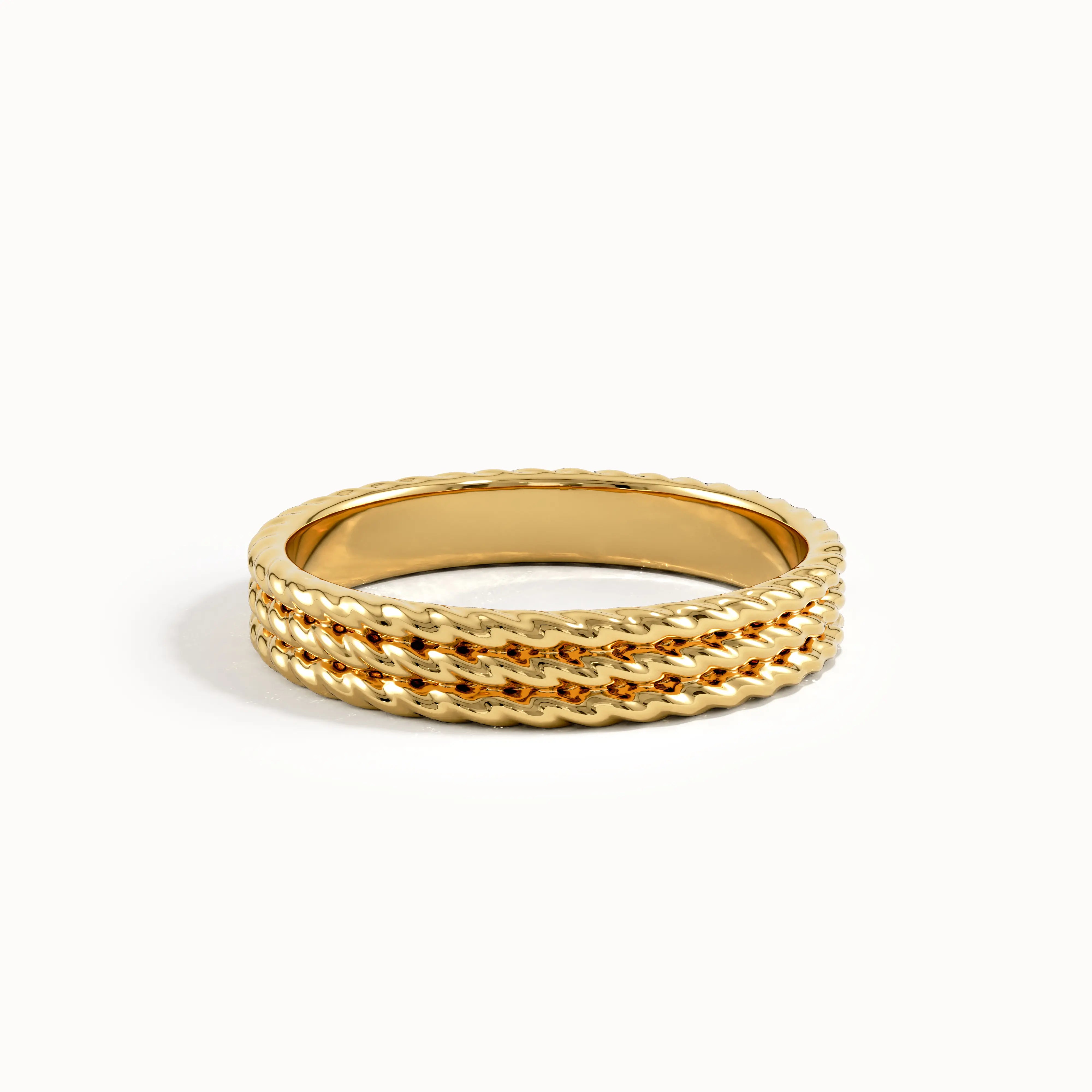 Rope Wedding Band in Gold My Store