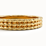 Rope Wedding Band in Gold