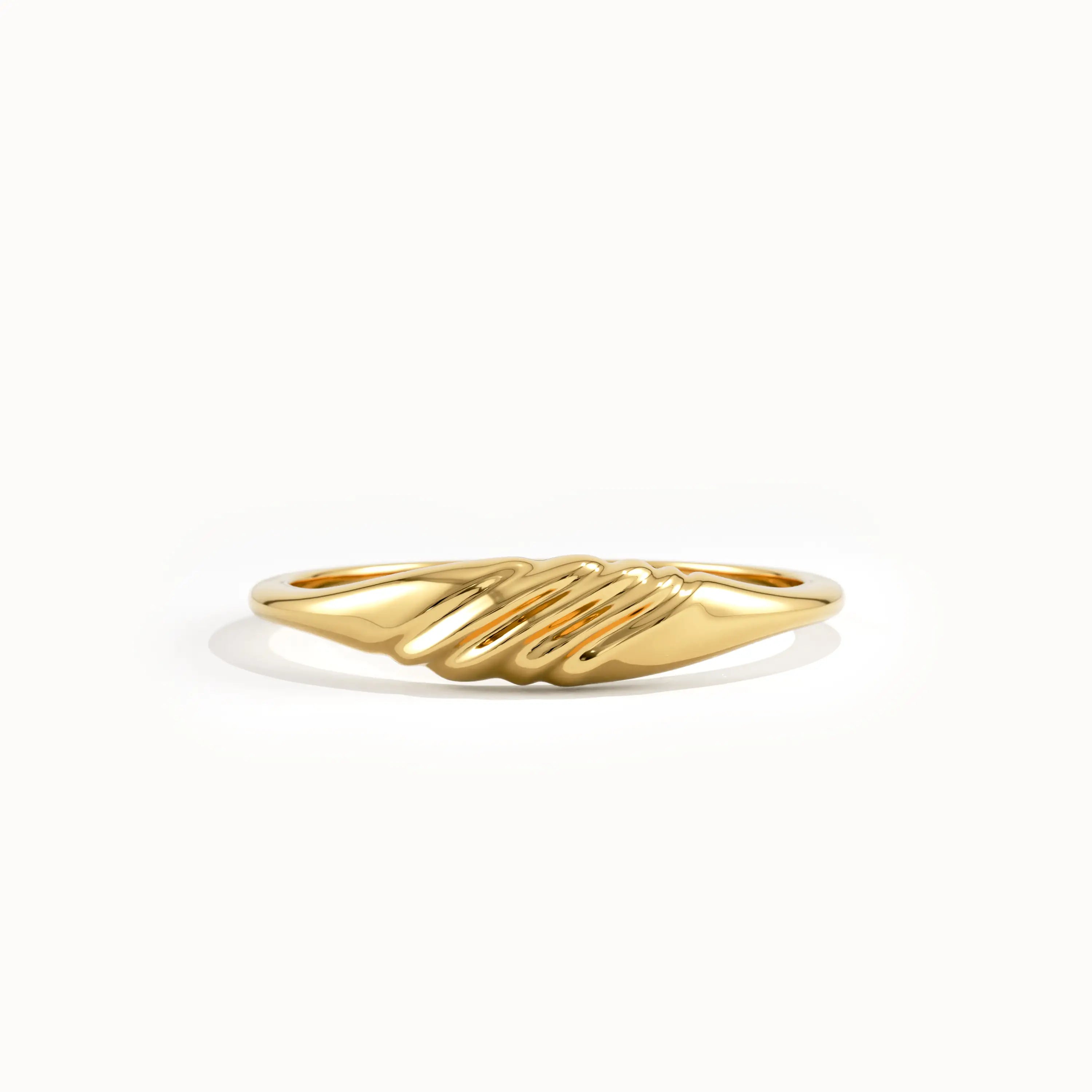 Slim Signet Ring - BRENNMORE 
