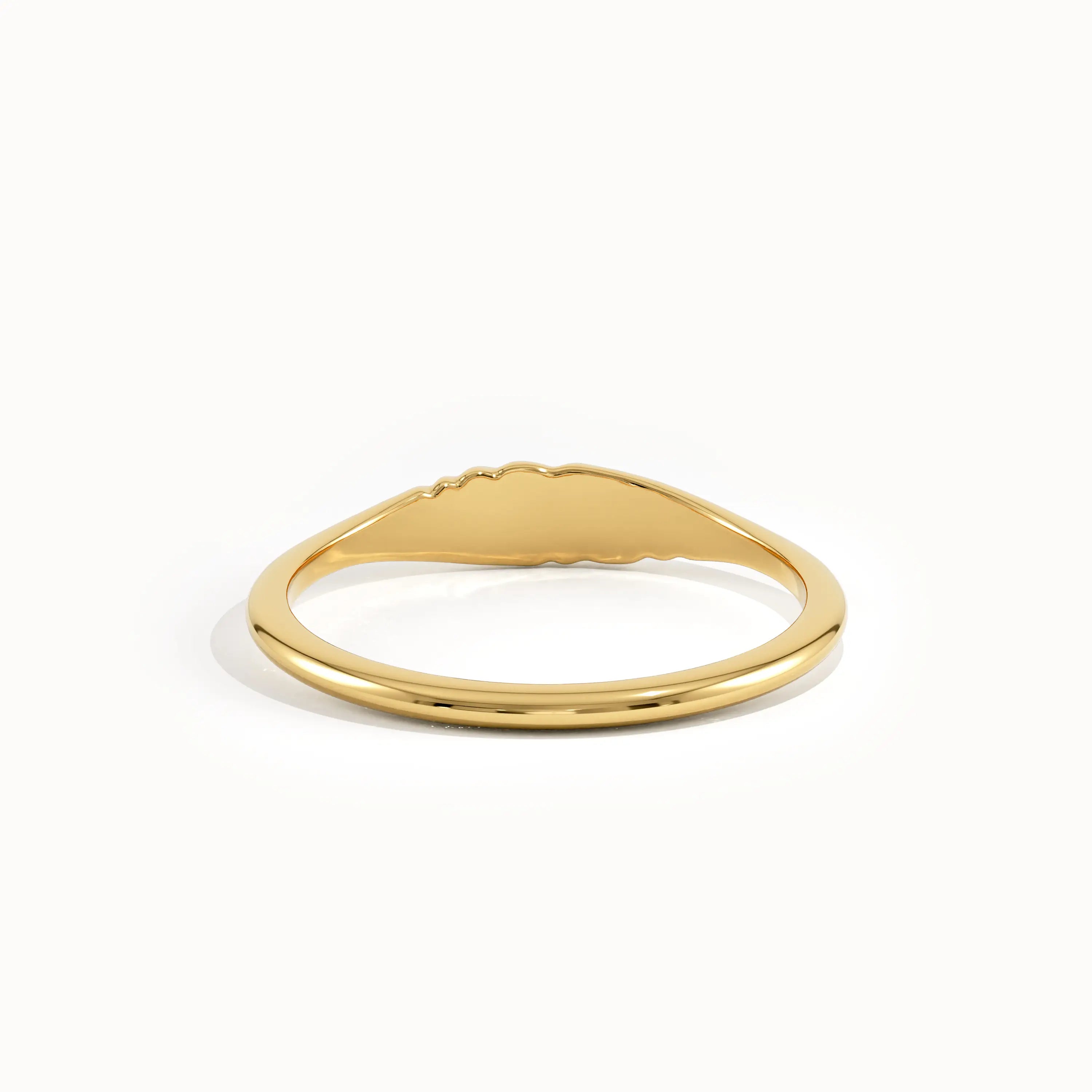Slim Signet Ring - BRENNMORE 