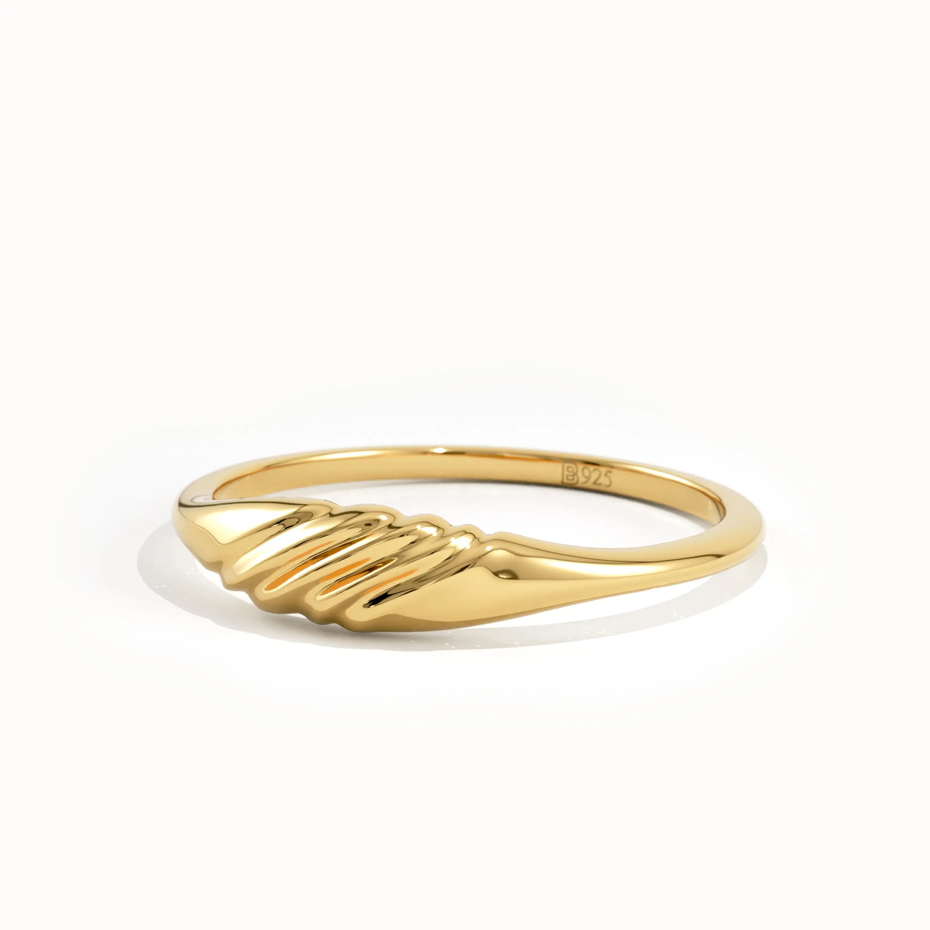 Slim Signet Ring - BRENNMORE 