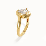 Wavy Pear Solo Ring My Store