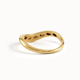 Pear Curved Ring - BRENNMORE 