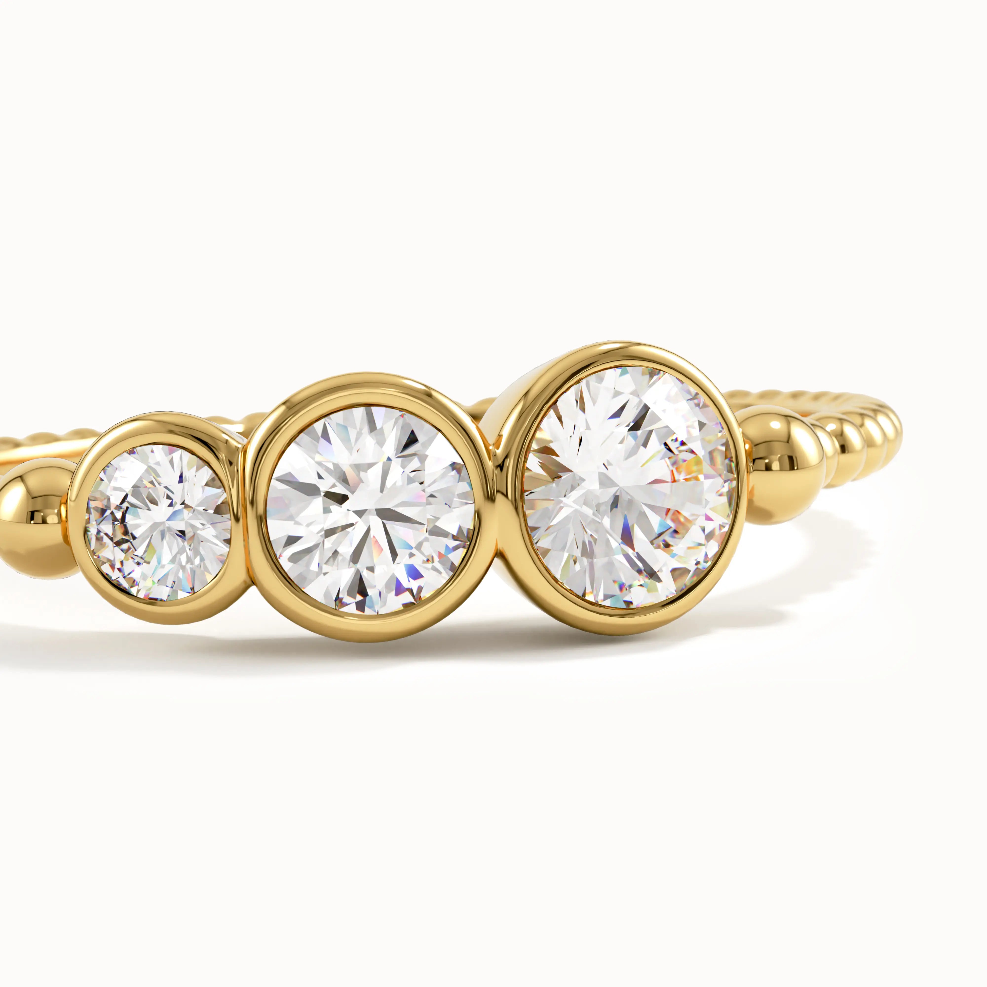 Beaded Trio Ring My Store