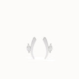Curvy Marquise Stud Earrings My Store