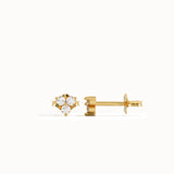 Tiny Trio Stud Earrings - BRENNMORE 