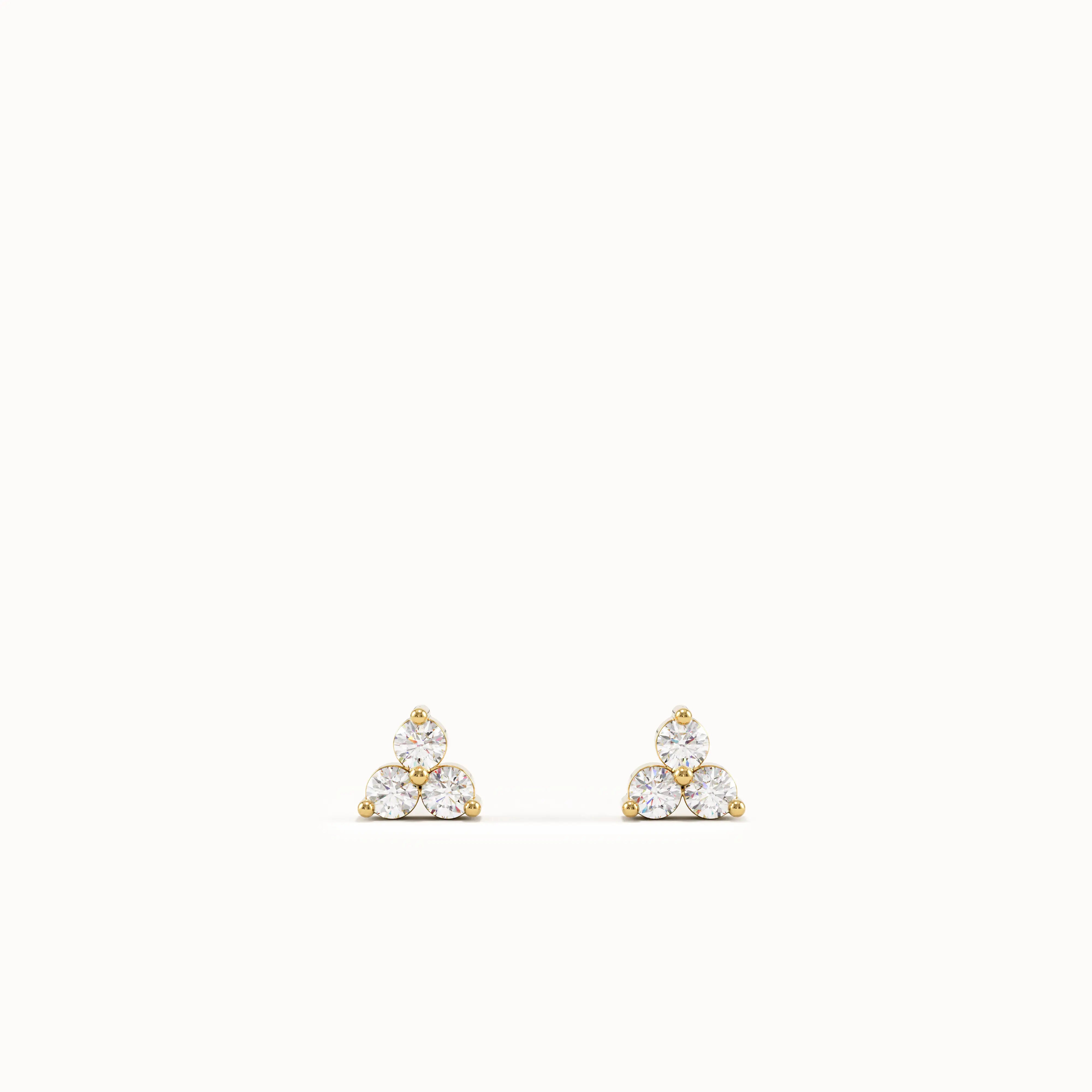 Tiny Trio Stud Earrings My Store
