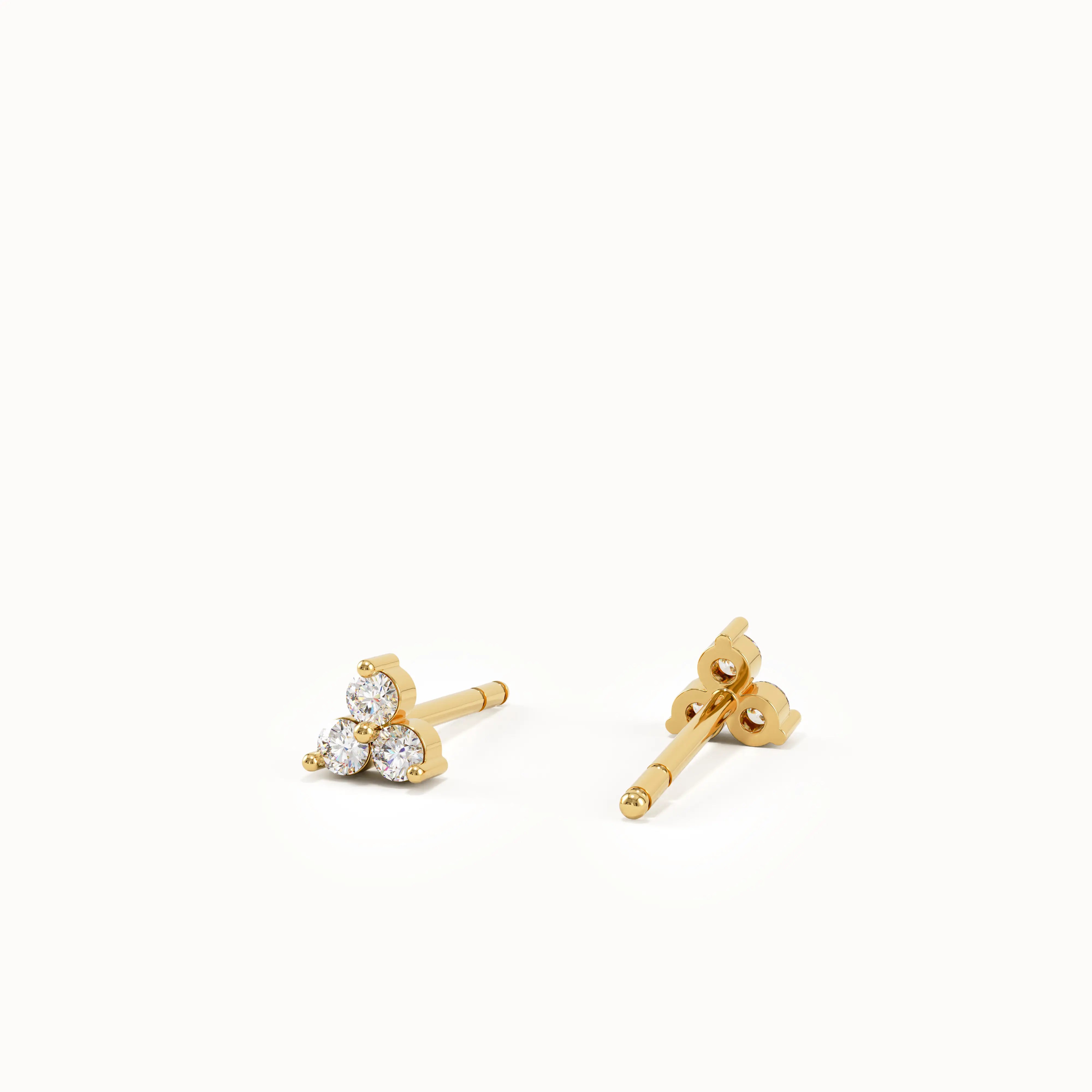 Tiny Trio Stud Earrings My Store