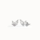Marquise Leaf Stud Earrings - BRENNMORE 