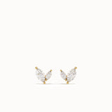 Marquise Leaf Stud Earrings My Store