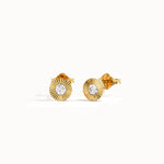 Solo Coin Stud Earrings - BRENNMORE 