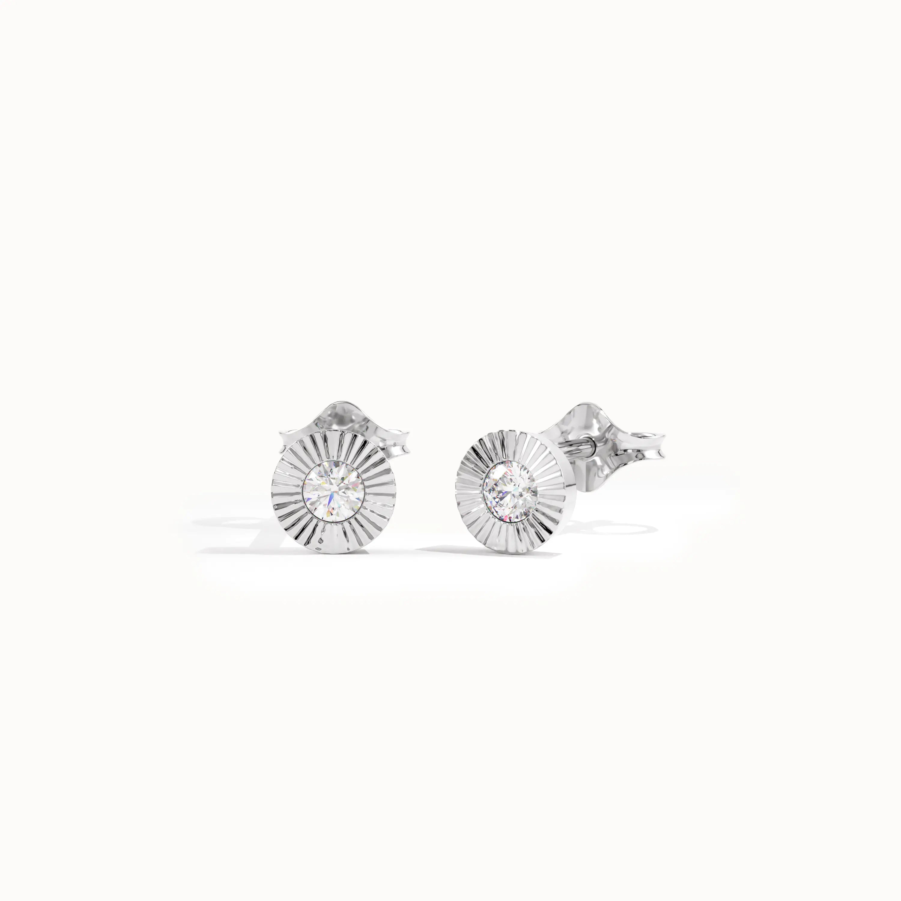 Solo Coin Stud Earrings