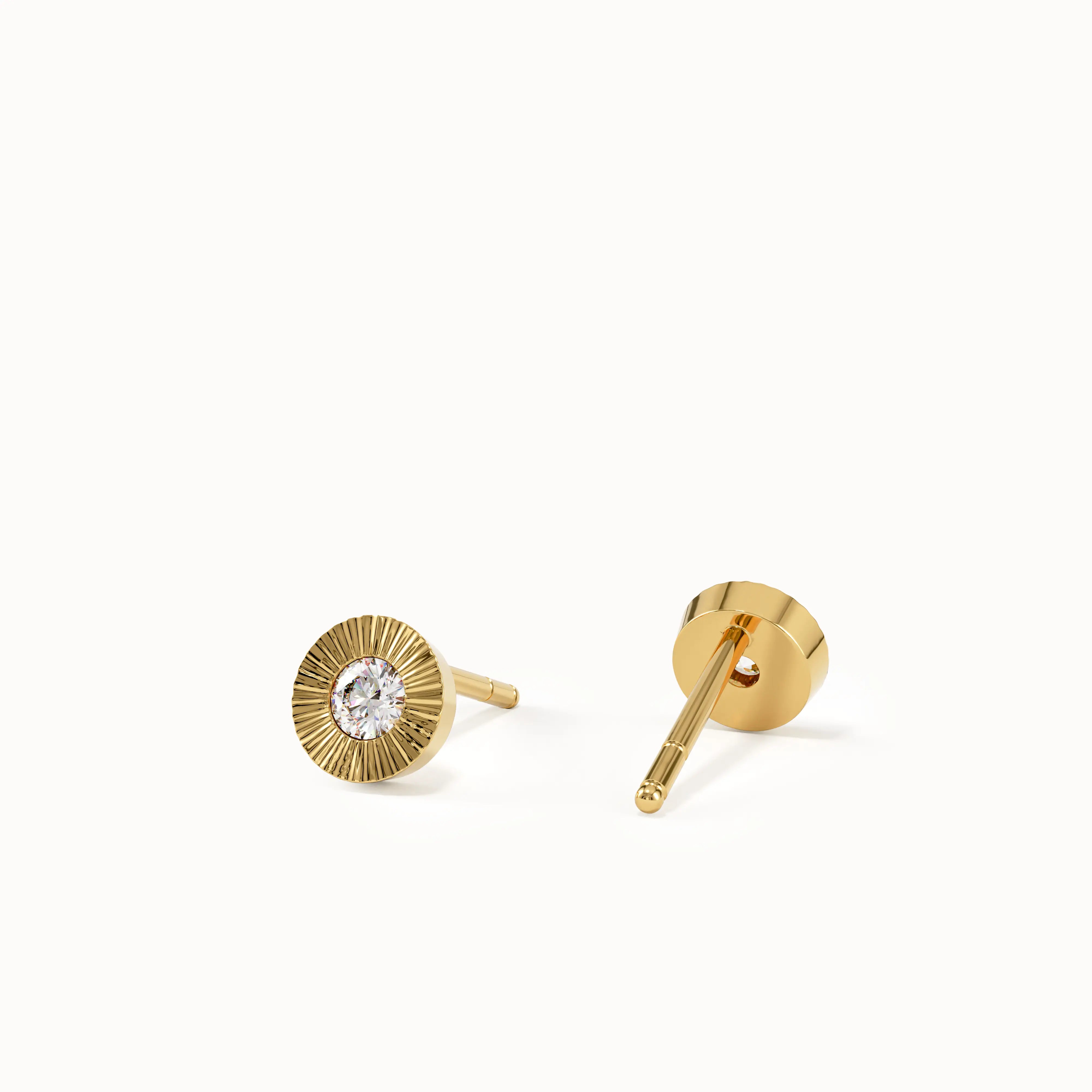 Solo Coin Stud Earrings My Store