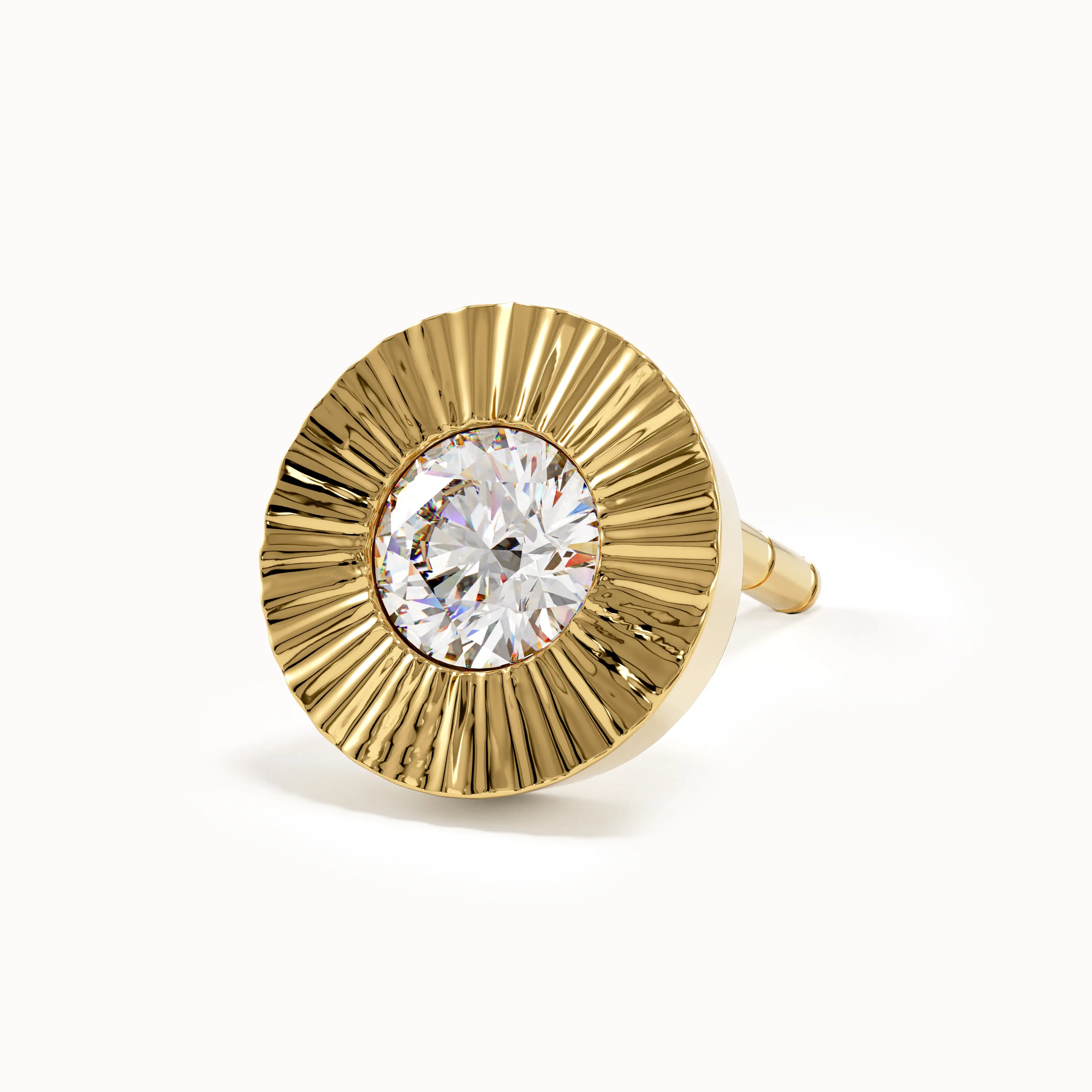 Solo Coin Stud Earrings My Store