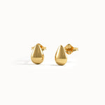 Teardrop Stud Earrings - BRENNMORE 